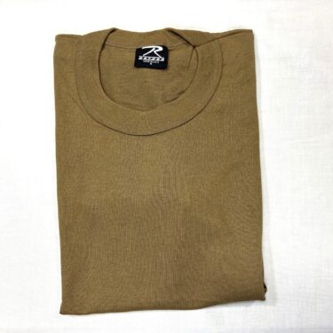 military t shirt brown small clg482 x (2)