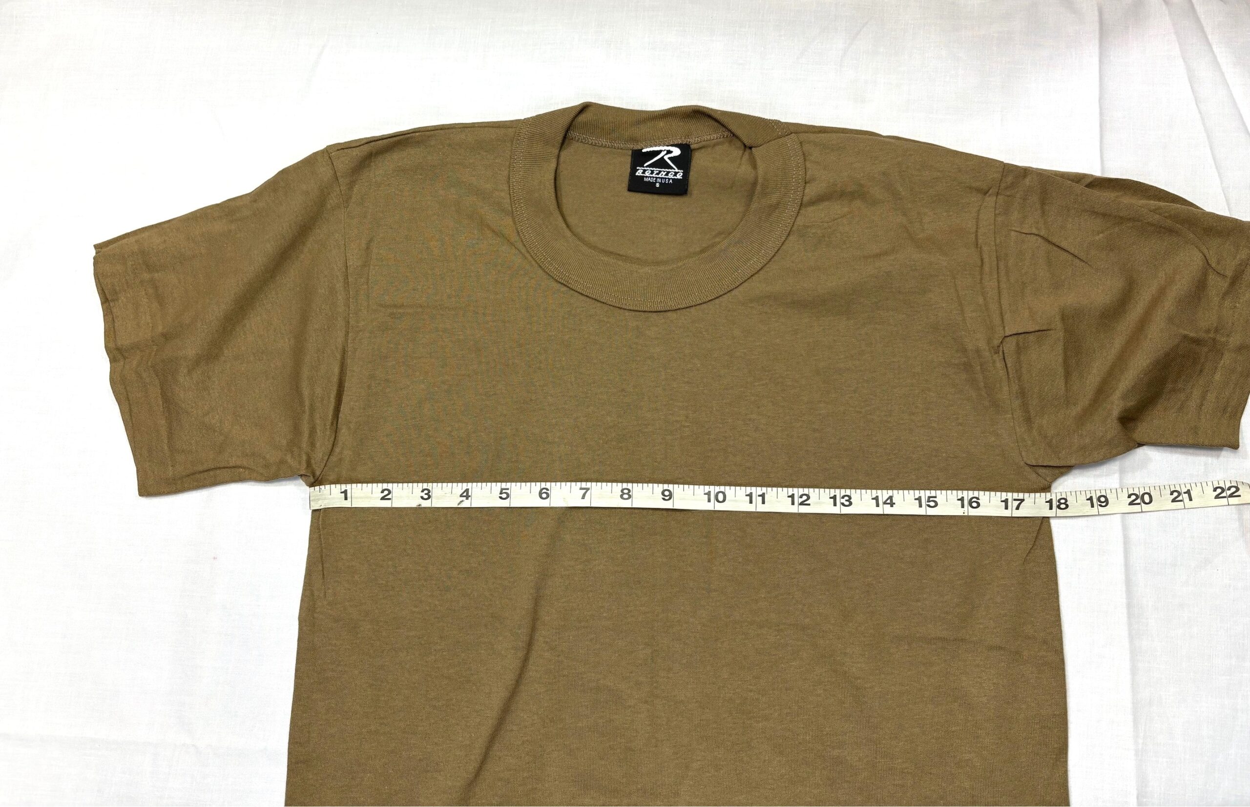 military t shirt brown small clg482 x (4)