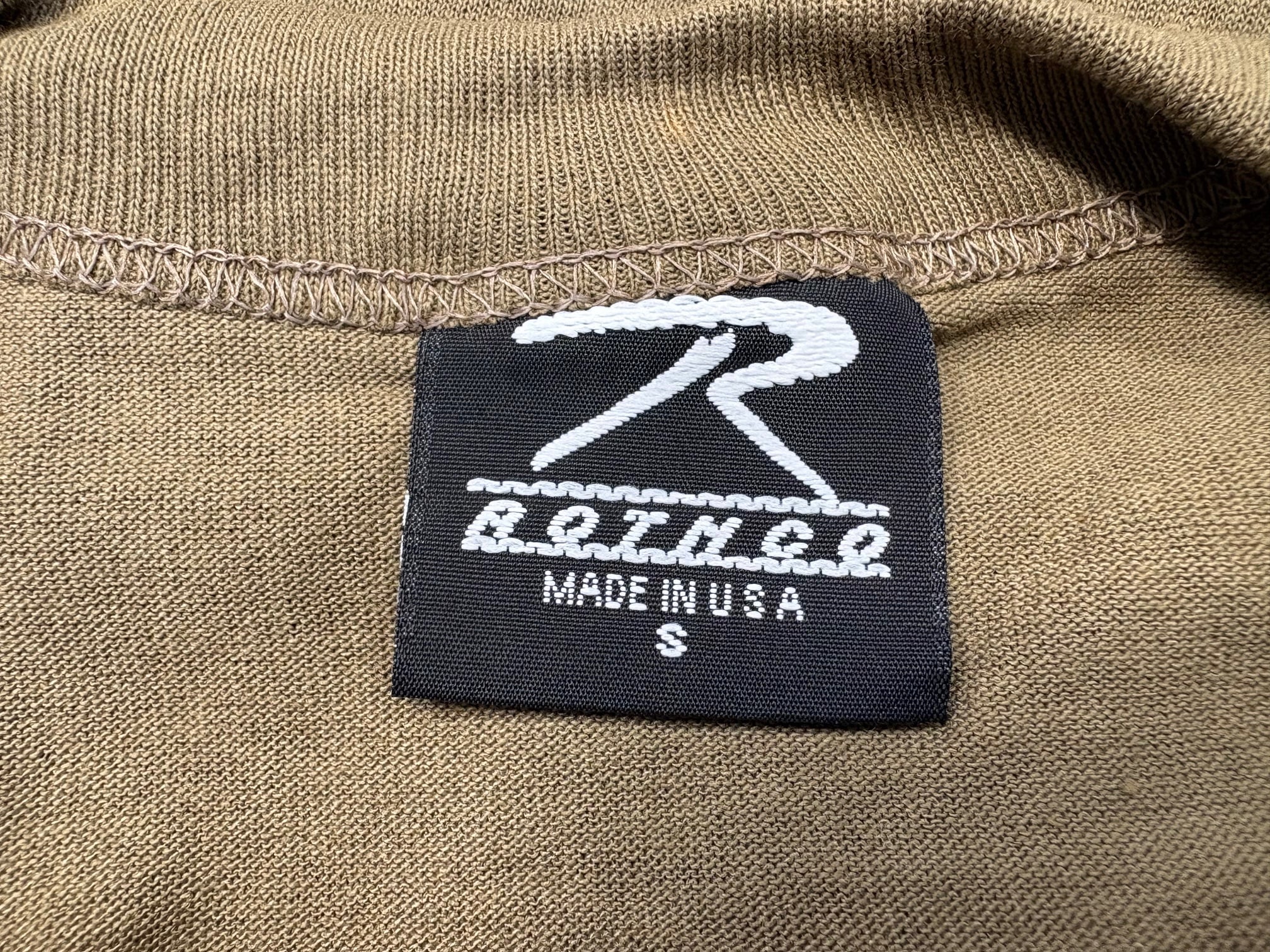 military t shirt brown small clg482 x (6)