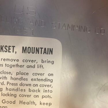 mountain cook set pans dated otg50 x (3)