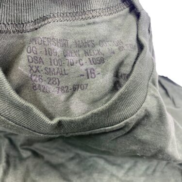 OD T-shirt, Xtra-Xtra Small 3 Pk vietnam era
