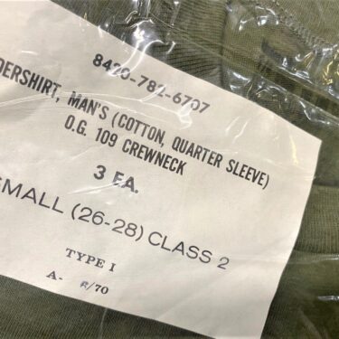 OD T-shirt, Xtra-Xtra Small 3 Pk vietnam era