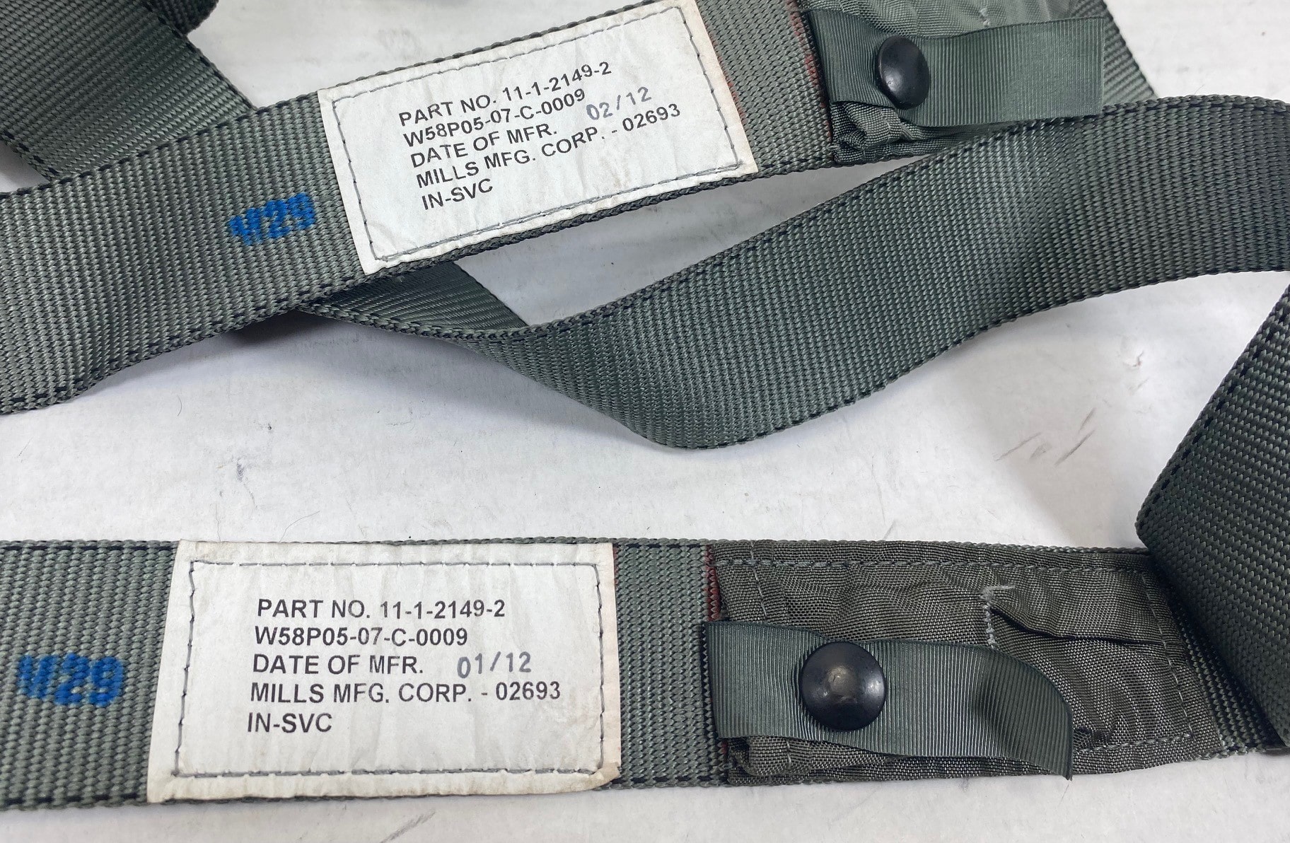 Parachute Riser, PN64021623