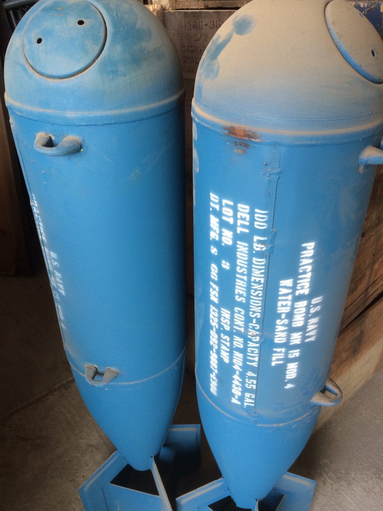 practice bomb 100 lb mk15 mod 4 inert msc64 9