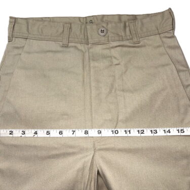 prison khaki trousers browned stained size 28 (3)