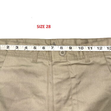 prison khaki trousers browned stained size 28 (4)