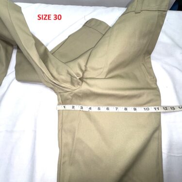 prison khaki trousers browned stained size 30 (4)