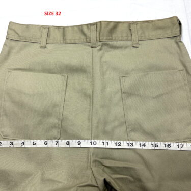 prison khaki trousers browned stained size 32 (7)