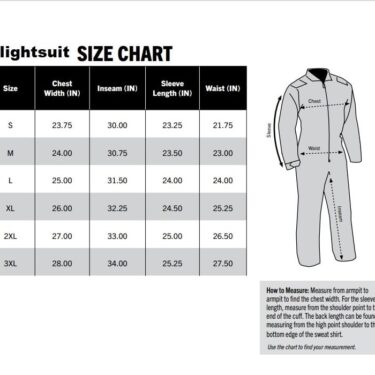 reproduction flight suit sizing chart omahas surplus min