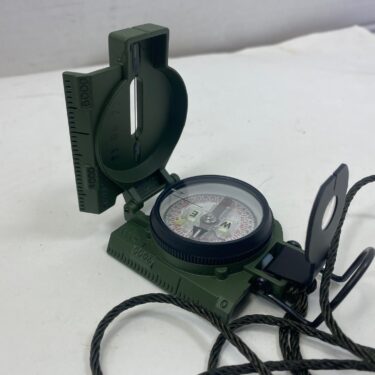 u s issue lensatic compass w case new otg319 x (4)