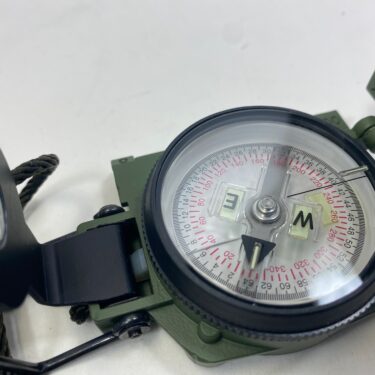 u s issue lensatic compass w case new otg319 x (7)