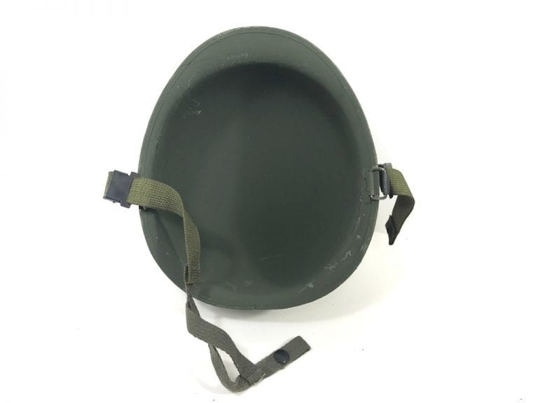 Us M1 Steel Pot Helmet, New With Nylon Chinstrap