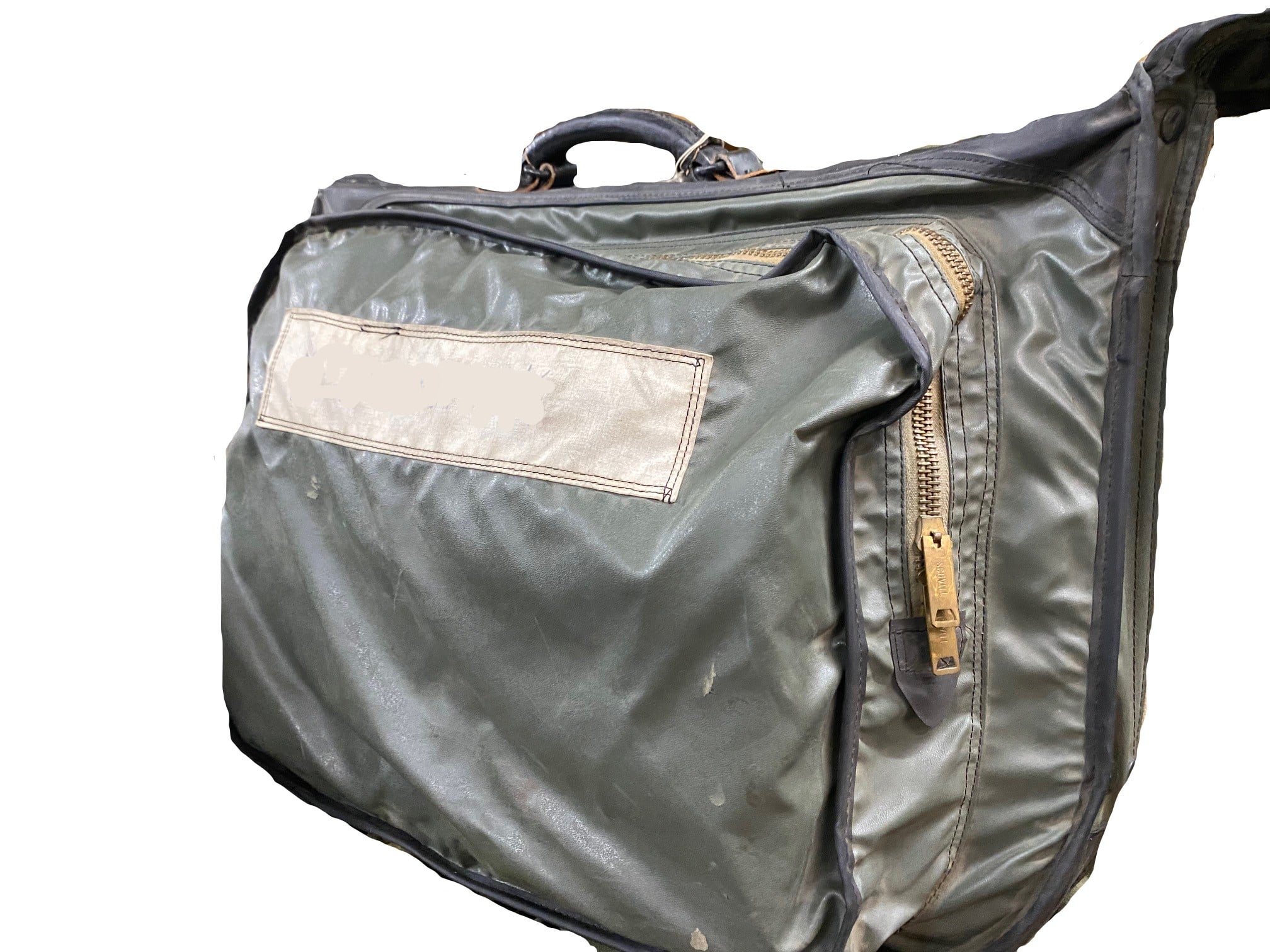 Vintage Military B-15 Pilot Tactical Messenger Shoulder Bag