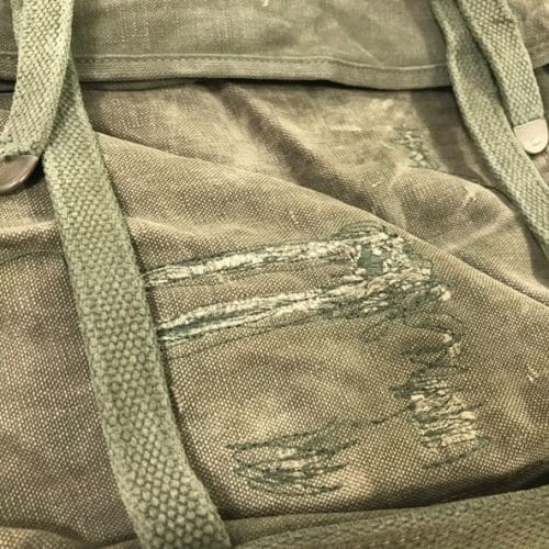 usmc haversack m 1941 top pack very used repaired pak1217 4