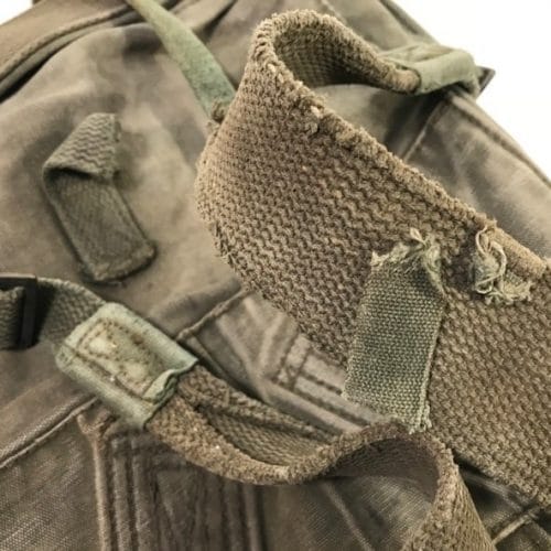 usmc haversack m 1941 top pack very used repaired pak1217 6