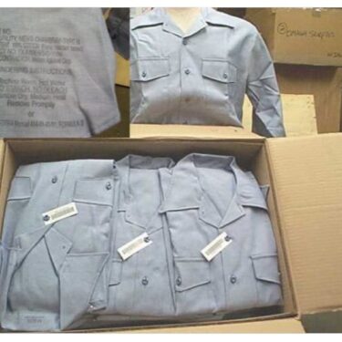 usn dungaree work shirt medium short clg466 (7)