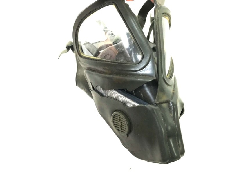Wijzigingen van vrijheid Historicus Vietnam Gas Mask, Xm-28 Bad Condition
