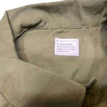vietnam jungle fatigue shirt x large regular clg197 (5)