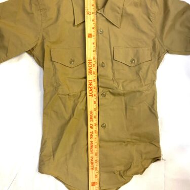 vietnam khaki shirt army 1968 x small clg1368 (2)