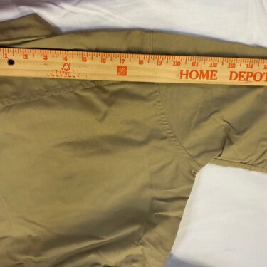 vietnam khaki shirt army 1968 x small clg1368 (4)