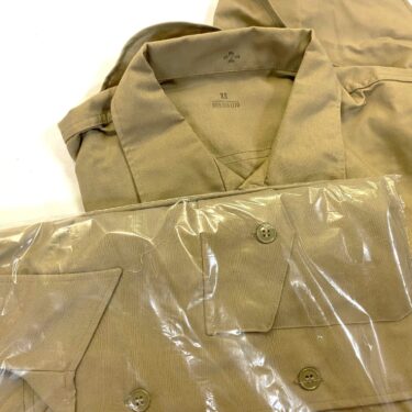 vietnam khaki shirt army 1968 x small clg1368 (6)