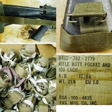 vietnam rifle butt pocket assembly pch689 5
