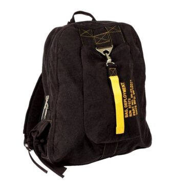 vintage flight deployment bag black pak2522 1