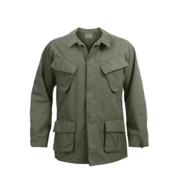 vintage olive drab rip stop vietnam fatigue shirt clg2016