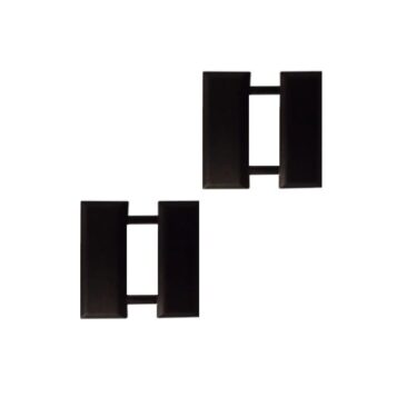 army pin on officer rank captain black metal