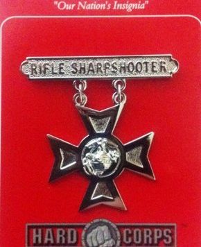 USMC Rifle Sharpshooter Badge