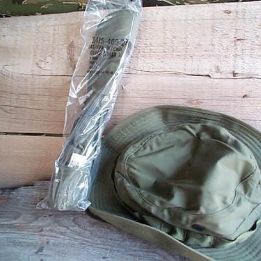 p 26430 hed195 Olive Drab Jungle Boonie 2C Vietnam Issue Rip Stop lg 2