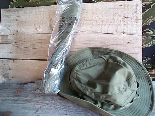 p 26430 hed195 Olive Drab Jungle Boonie 2C Vietnam Issue Rip Stop lg 2
