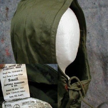 p 26475 hed217 ww2  M 43 Field Jacket Hood lg 2
