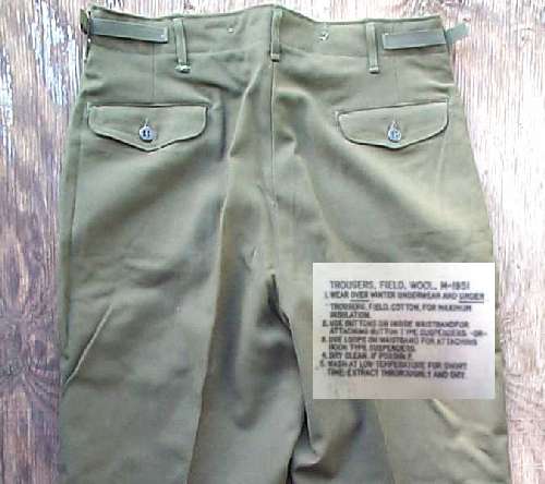 Wool Field Pants Used