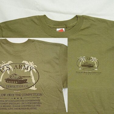 p 26813 clg1457 T shirt 2C Army Demolition Co lg 2