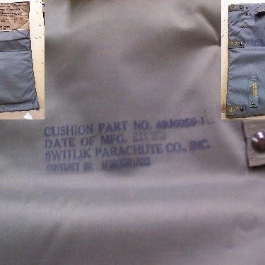 Backpads, Parachute, Used, 5 Pack