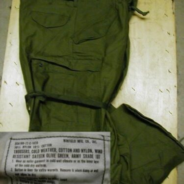 p 27085 clg574 M 65 Field Trousers O.d. 2C Used lg 2
