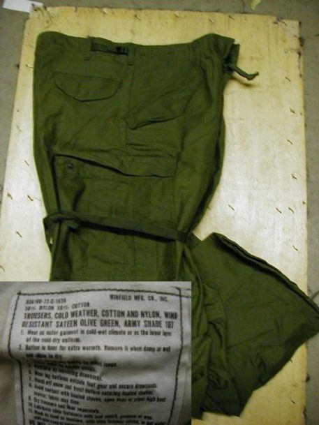 p 27085 clg574 M 65 Field Trousers O.d. 2C Used lg 2