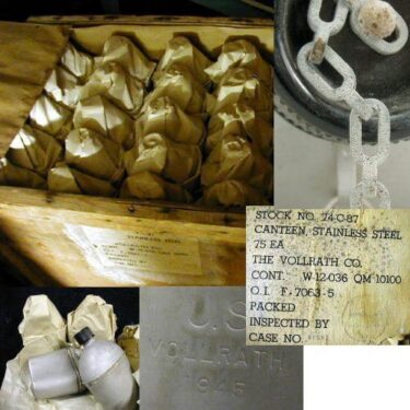 p 27338 msc727 Ww2 Stainless Canteen 2C New lg 2