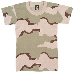 Youth T-shirt Short-sleeve 3-color Desert