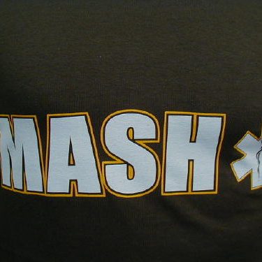 Mash T-shirt Olive Drab Green Large Logo