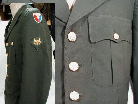 p 27741 clg948 Army Dress Coat Class A 2C Used lg 2