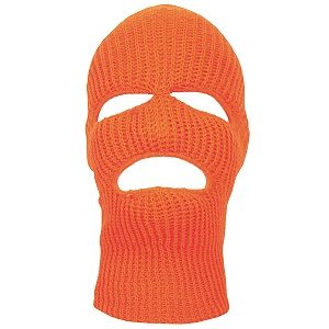 Ski Mask, Orange, Acrylic