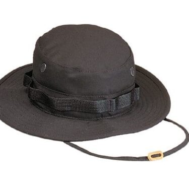 p 28081 hed1159 Military Boonie Hat 2C Black 2C 50 2F50 R 2Fs lg 2