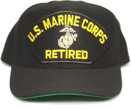 p 28275 hed9249 Marine Corps Cap Retired W 2F Ega Black lg 2