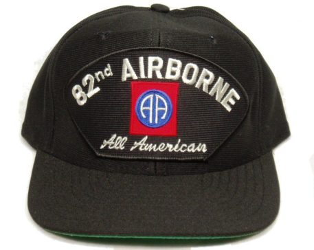 p 28302 hed92380 82nd Airborne Cap All American Blk lg 2