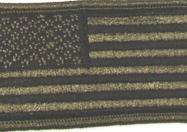 Flag-patch, US Olive Drab 2 X 3