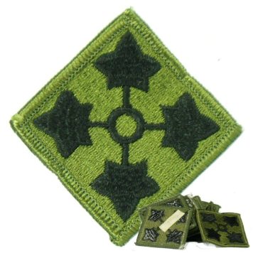 4th Infantry Patch, Subdued