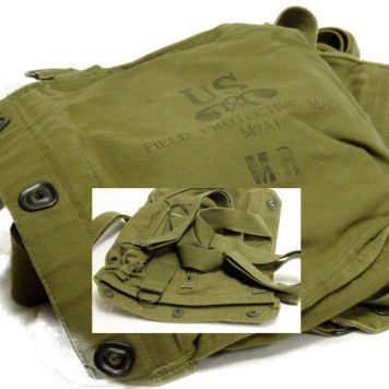 M9A1 Gas Mask Bag, Used