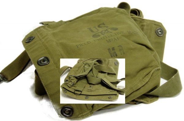 M9A1 Gas Mask Bag, Used